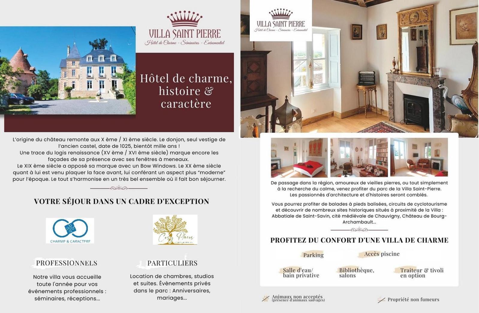 Villa Saint Pierre La Trimouille Eksteriør billede